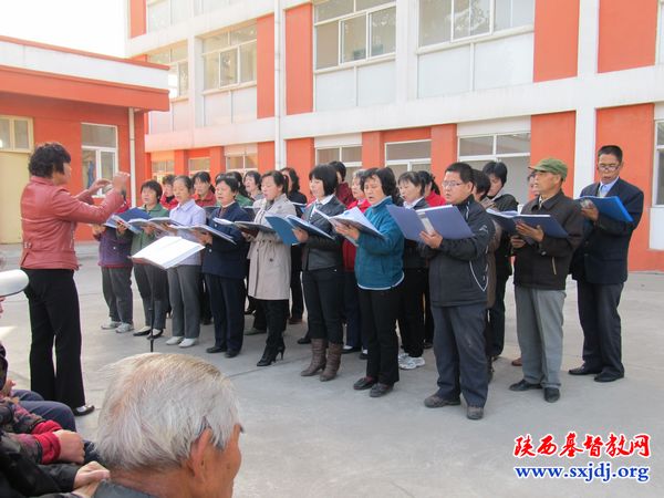 杨凌教会重阳节探访敬老院(图2)