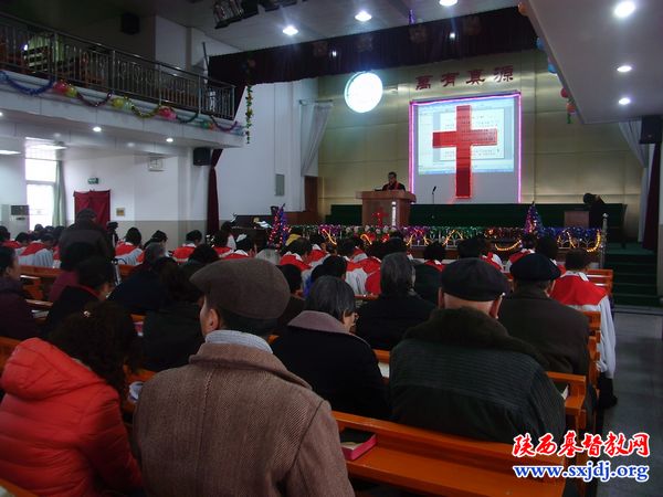 宝鸡市十里铺教会举办圣诞大聚会(图5)