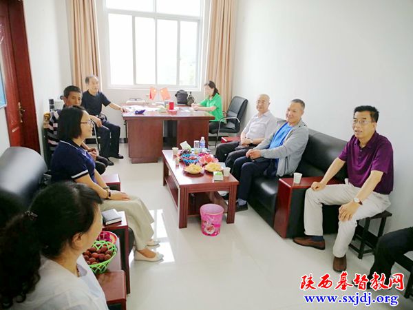 省基督教两会韦乐民同工一行赴宝鸡市调研基督教工作(图2)