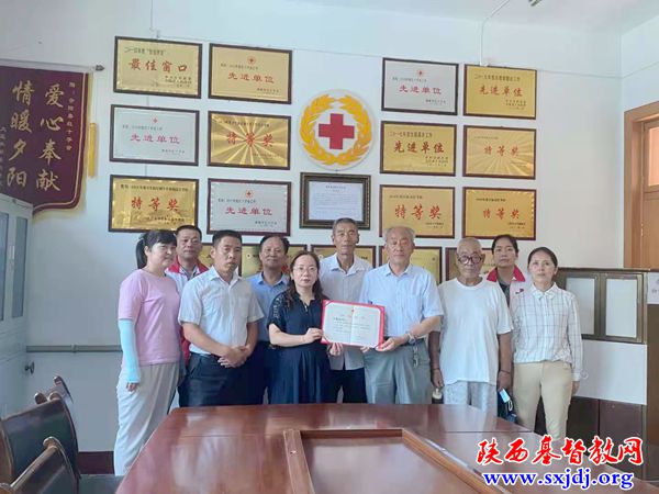 合阳县基督教会为河南灾区爱心捐款(图2)