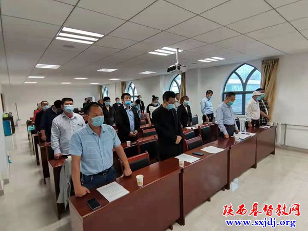 宝鸡市基督教会各堂点举行纪念中国人民抗日战争暨世界反法西斯战争胜利76周年和平祈祷会(图1)